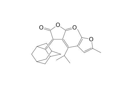 (Z)-2-[1-(2,5-Dimethyl-3-furyl)-2-methylpropylidene]-3-(2-adamantylidene)succinic anhydride