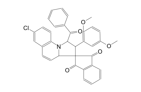 (1'R,2'R)-1'-benzoyl-7'-chloro-2'-(2,5-dimethoxyphenyl)-2',3a'-dihydro-1'H-spiro[indene-2,3'-pyrrolo[1,2-a]quinoline]-1,3-dione