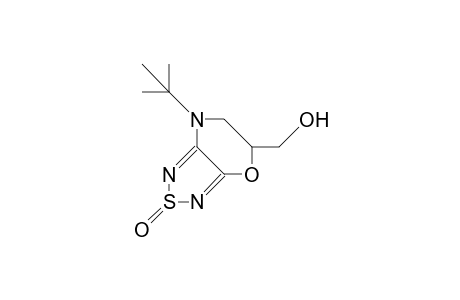 5-tert-Butyl-3-hydroxymethyl-5,7,9-triaza-2-oxa-8-thia-bicyclo(4.3.0)nona-6,9-dien-one