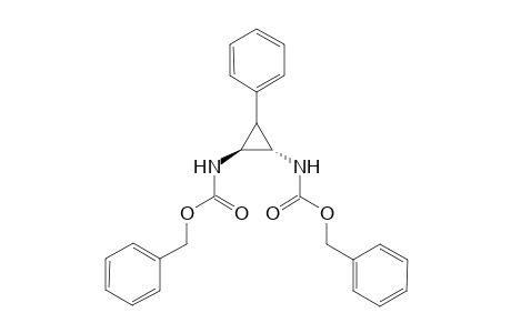 Dibenzyl (trans)-N,N'-(3-phenyl-1,2-cyclopropanediyl]dicarbamidate