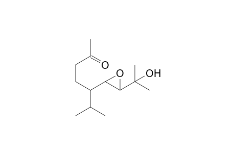 (E)-5-Isopropyl-6,7-epoxy-8-hydroxy-8-methylnon-2-one