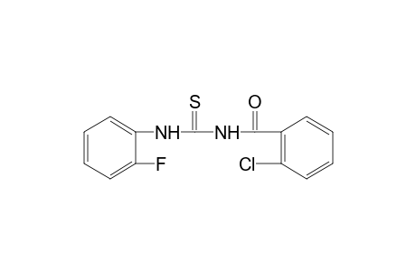 1-(o-chlorobenzoyl)-3-(o-fluorophenyl)-2-thiourea