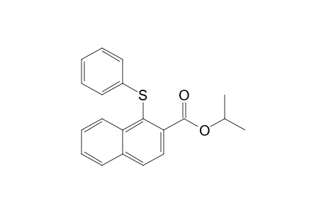 Isopropyl 1-(phenylsulfanyl)naphthalene-2-carboxylate