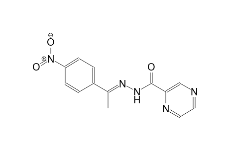 2-pyrazinecarboxylic acid, 2-[(E)-1-(4-nitrophenyl)ethylidene]hydrazide