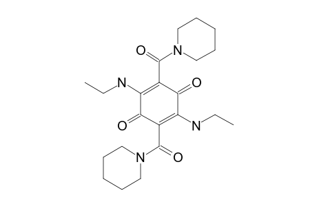 2,5-Diethylamino-3,6-dioxo-1,4-cyclohexadiene-1,4-dicarboxylic acid-bis(1'-piperidinylamide)