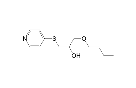 1-butoxy-3-pyridin-4-ylsulfanylpropan-2-ol