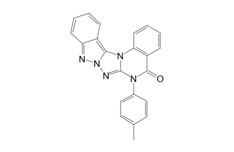 8-(4-Methylphenyl)indazolo[2',3':1,5][1,2,4]triazolo[4,3-a]quinazolin-9-one