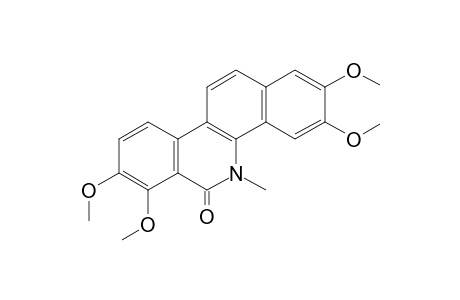 N-METHYL-2,3,7,8-TETRAMETHOXY-6-OXO-5,6-DIHYDROBENZOPHENANTHRIDINE