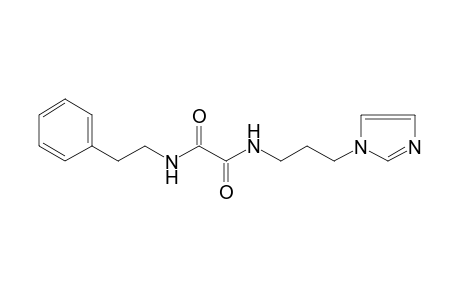 Oxamide, N-[3-(1-imidazolyl)propyl]-N'-(2-phenylethyl)-
