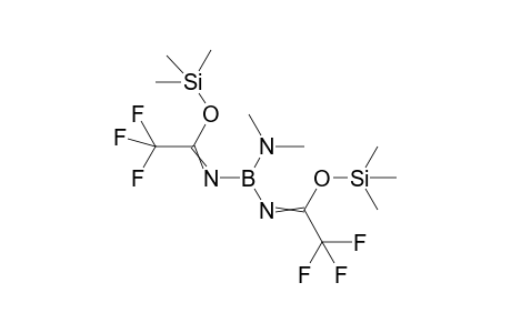 bis(trimethylsilyl) N',N''-(dimethylamino)boranediylbis(2,2,2-trifluoroacetimidate)