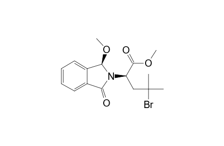 METHYL-(2S,3'R)-4-BROMO-2-(2,3-DIHYDRO-3-METHOXY-1-OXO-1H-ISOINDOL-2-YL)-4-METHYLPENTANOATE