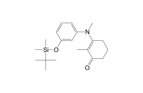 2-METHYL-3-(N-METHYL-3'-DIMETHYL-TERT.-BUTYLSILYLOXYANILINO)-CYCLOHEX-2-EN-1-ONE