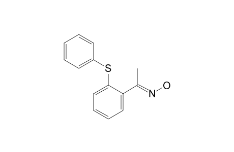 (ne)-N-[1-(2-Phenylsulfanylphenyl)ethylidene]hydroxylamine