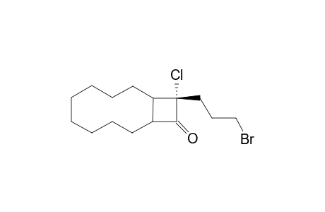 (12-(3'-Bromopropyl)-12-chlorobicyclo[8.2.0]tetradecan-11-one