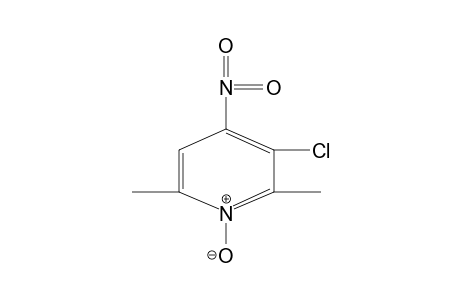 3-CHLORO-4-NITRO-2,6-DIMETHYLPYRIDINE-N-OXIDE