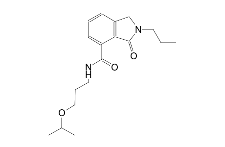 N-(3-isopropoxypropyl)-3-oxo-2-propyl-4-isoindolinecarboxamide