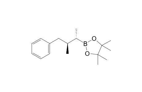 2-[(1S,2S)-1,2-dimethyl-3-phenyl-propyl]-4,4,5,5-tetramethyl-1,3,2-dioxaborolane