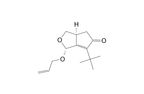 (5SR,8RS)-8-ALLYLOXY-2-TERT.-BUTYL-7-OXABICYCLO-[3.3.0]-OCT-1-ENE-3-ONE