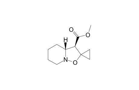 exo-(3'R*,3'aR*)-3'-(1-Methoxy-1-oxomethyl)octahydrospiro[cyclopropane-1,2'-isoxazole[2,3-a]pyridine]