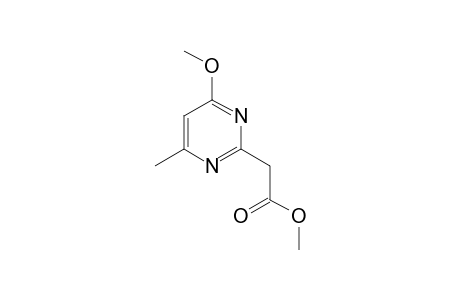 4-methoxy-6-methyl-2-pyrimidineacetic acid, methyl ester