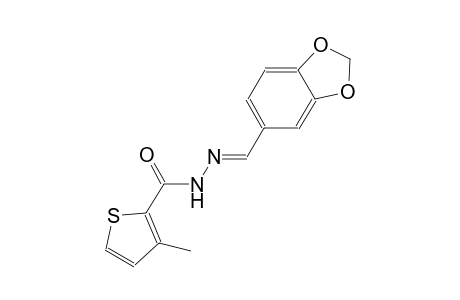 N'-[(E)-1,3-benzodioxol-5-ylmethylidene]-3-methyl-2-thiophenecarbohydrazide