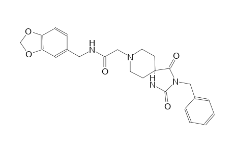 1,3,8-triazaspiro[4.5]decane-8-acetamide, N-(1,3-benzodioxol-5-ylmethyl)-2,4-dioxo-3-(phenylmethyl)-