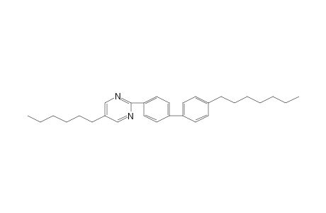 2-(4'-Heptyl[1,1'-biphenyl]-4-yl)-5-hexylpyrimidine