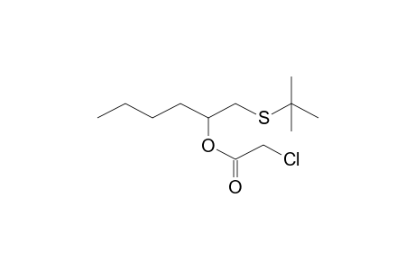 Hexane, 1-(t-butylthio)-2-(chloroacetoxy)-