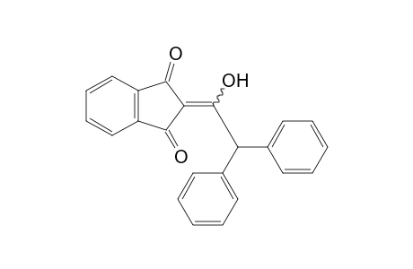 2-(diphenylacetyl)-1,3-indandione (enol form)