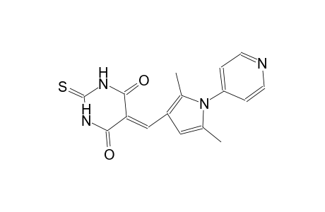 5-{[2,5-dimethyl-1-(4-pyridinyl)-1H-pyrrol-3-yl]methylene}-2-thioxodihydro-4,6(1H,5H)-pyrimidinedione