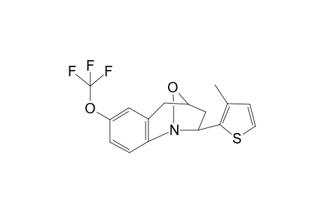 (2SR,4RS)-7-trifluoromethoxy-2-(3-methylthiophen-2-yl)-2,3,4,5-tetrahydro-1,4-epoxy-1-benzazepine