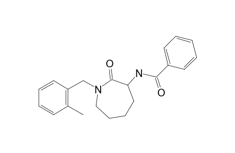 N-[1-(2-Methylbenzyl)-2-oxoazepan-3-yl]benzamide