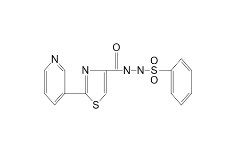 1-(phenylsulfonyl)-2-{[2-(3-pyridyl)-4-thiazolyl]carbonyl}hydrazine