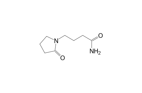 2-OXO-1-PYRROLIDINEBUTYRAMIDE