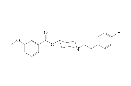 1-[2-(4-Fluorophenyl)ethyl]piperidin-4-yl-3-methoxy benzoate