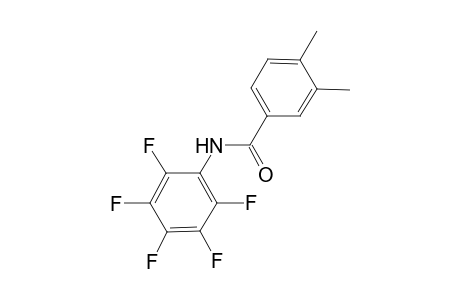 3,4-dimethyl-N-(2,3,4,5,6-pentafluorophenyl)benzamide