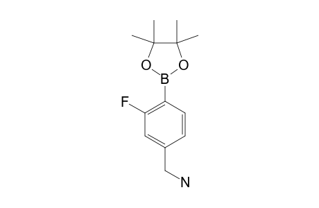 [3-FLUORO-4-(4,4,5,5-TETRAMETHYL-1,3,2-DIOXABOROLAN-2-YL)-PHENYL]-METHANAMINE