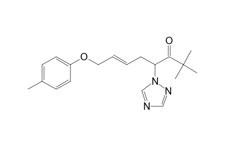 2,2-Dimethyl-4-(1,2,4-triazolyl)-8-(4-tolyloxy)-trans-6-octen-3-one