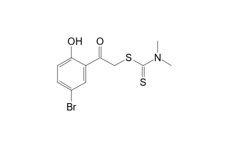 5'-bromo-2'-hydroxy-2-mercaptoacetophenone, 2-(dimethyldithiocarbamate)