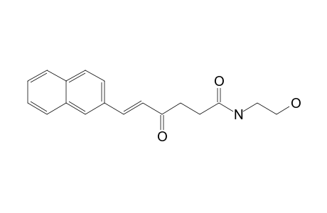 (E)-6-Naphthalen-2-yl-4-oxohex-5-enoic acidethanolamide