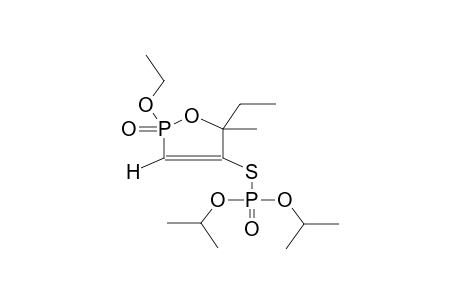 2-ETHOXY-2-OXO-4-DIISOPROPYLOXYPHOSPHORYLTHIO-5-ETHYL-5-METHYL-1,2-OXAPHOSPHOL-3-ENE