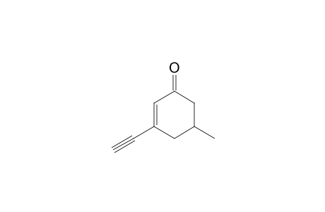 3-Ethynyl-5-methylcyclohex-2-en-1-one