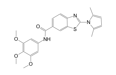 6-benzothiazolecarboxamide, 2-(2,5-dimethyl-1H-pyrrol-1-yl)-N-(3,4,5-trimethoxyphenyl)-