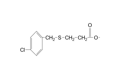 3-[(p-chlorobenzyl)thio]propionic acid, methyl ester