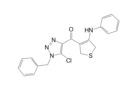 (4-anilino-2,5-dihydrothiophen-3-yl)-(1-benzyl-5-chloro-triazol-4-yl)methanone