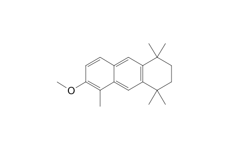 1,2,3,4-Tetrahydro-6-methoxy-1,1,4,4,5-pentamethylanthracene
