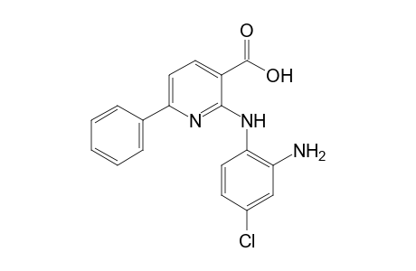 2-(2-amino-4-chloroanilino)-6-phenylnicotinic acid