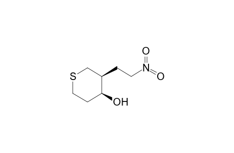 cis(+)-(3S,4S)-4-Hydroxy-3-(2-nitroethyl)tetrahydro-4H-thiopyran