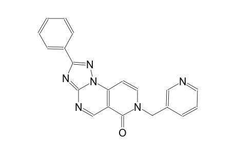 pyrido[3,4-e][1,2,4]triazolo[1,5-a]pyrimidin-6(7H)-one, 2-phenyl-7-(3-pyridinylmethyl)-