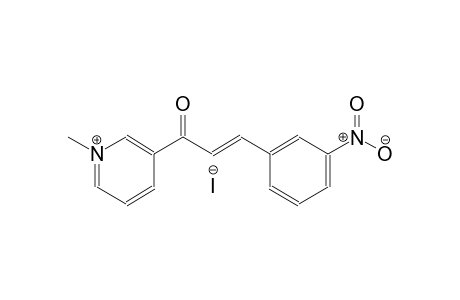 1-methyl-3-[(2E)-3-(3-nitrophenyl)-2-propenoyl]pyridinium iodide